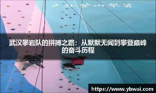 武汉攀岩队的拼搏之路：从默默无闻到攀登巅峰的奋斗历程